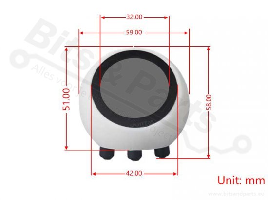 ESP32-S3 Ontwikkelboard WiFi/Buetooth - N16R8 XiaoZhi Balll Batt/Touch
